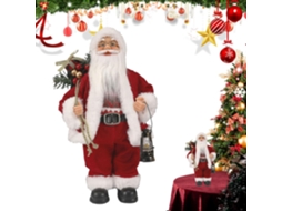 Enfeite De Papai Noel Em Pé | Estatueta Para O Ano Novo, Decoração Para Casa