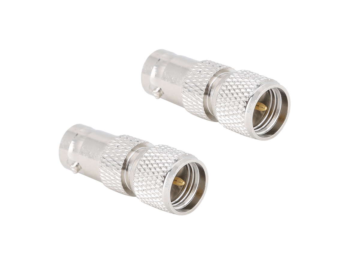 Adaptadores Mali Bnc fêmea para UHF Rf em latão niquelado