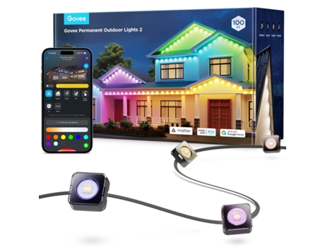 H705e Permament Outdoor Lights 2 30m | Iluminação Led | Rgbicw, Wi Fi, Bluetooth, Ip67 Govee