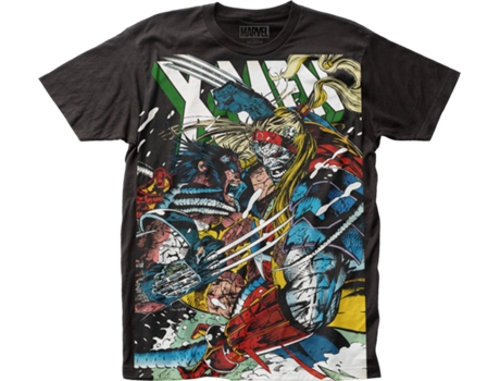 T-Shirt de Homem SUPERHEROMARVEL Wolverine Vs Omega Marvel Algodão (3XL)