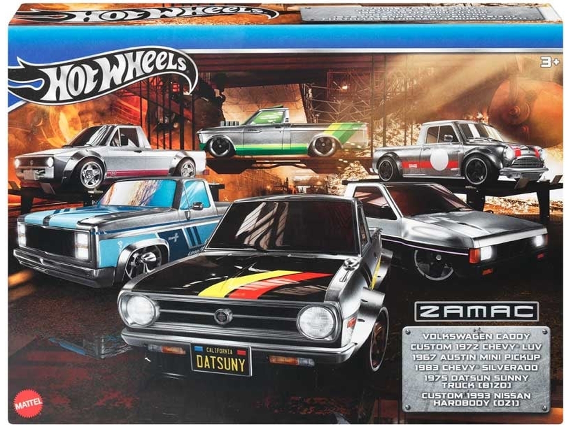 Conjunto De Carrinhos Colecionáveis ​​hot Wheels Zamac Da Mattel 6 Peças