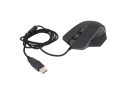 Mouse Gamer com Fio Led Luz Ajustável Dpi Design Ergonômico para Computador Home Escritório Dormitório S/MARCA