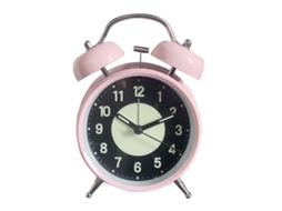 Reloj de Escritorio 2026 Store de Quartzo, Pequeno, Luminoso, Silencioso, Rosa