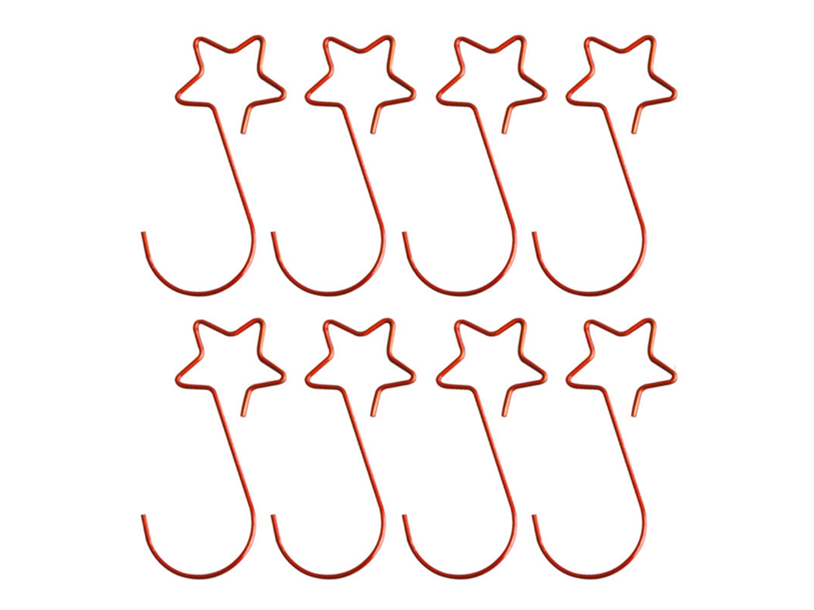 Laxiscreed Ganchos Natalícios Com Estrela Para Enfeites, Decoração E Colar De Natal