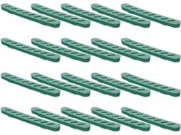 Pacote Com 20 Tiras De Aço Inoxidável Para Proteção Contra Ratos Em Tampas De Bueiro, 140 X 19 Mm.