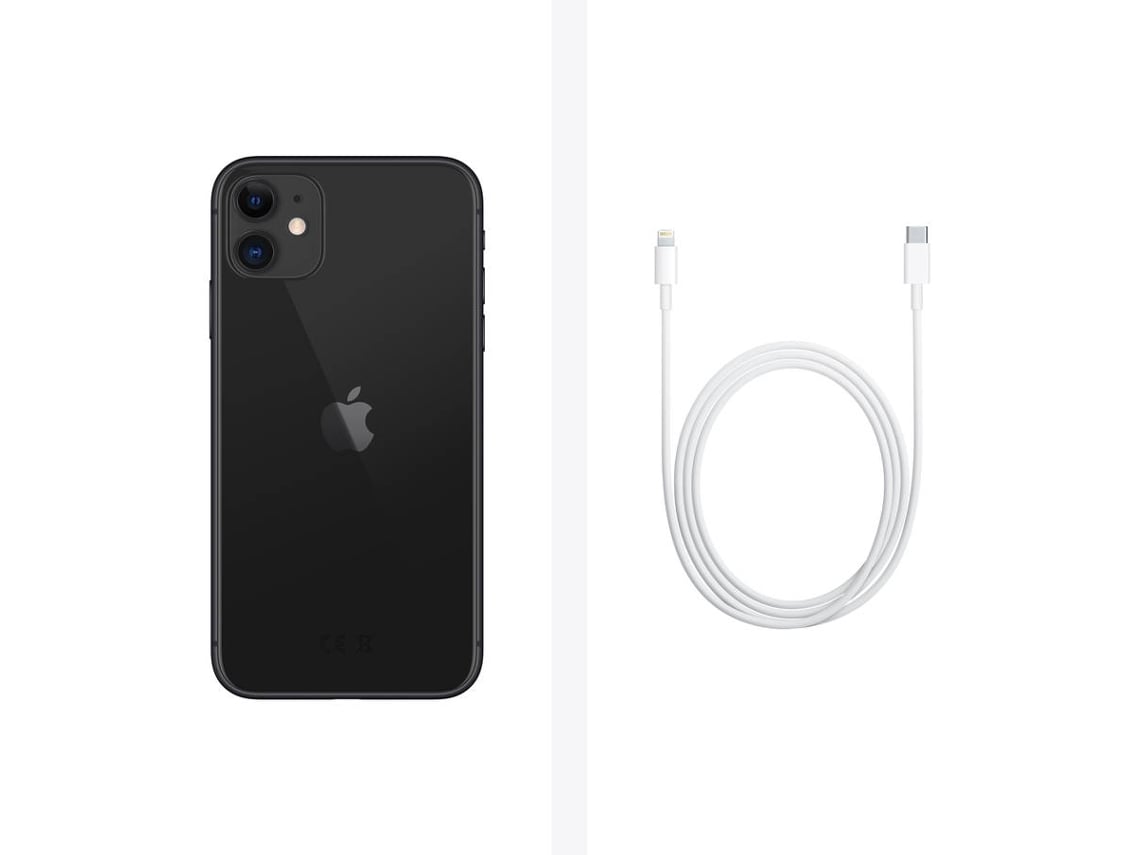 iPhone 11 APPLE (6.1'' - 64 GB - Preto)