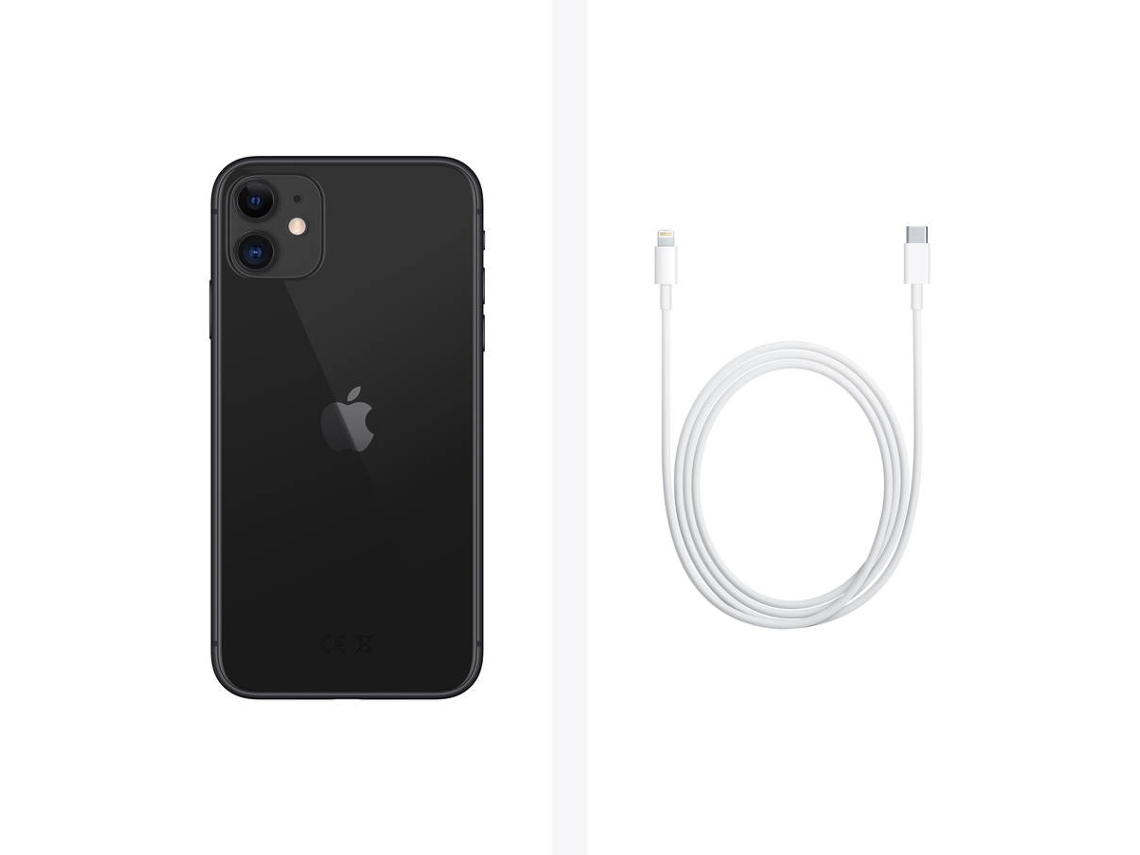 iPhone 11 APPLE (6.1'' - 128 GB - Preto)