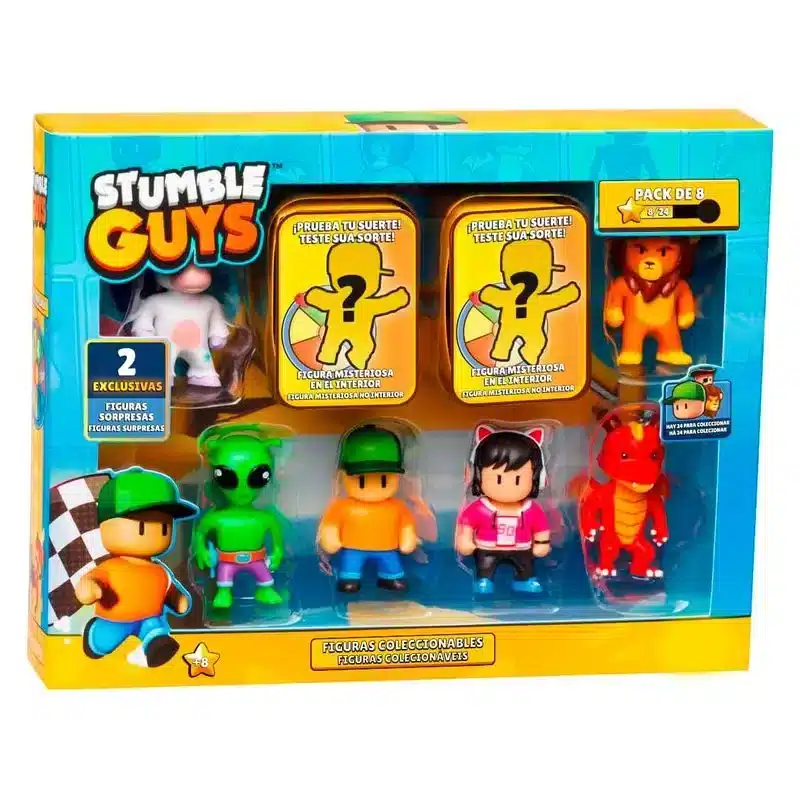 Set De Ocho Figuras 6cm Stumble Guys Con Figuras Sorpresa 64112072 Sprink Bizakmás De 8 Años