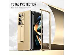 Capa Para Samsung Galaxy Z Fold7 Protetor Lente Ângulo Ajustável Roxo Czhhmart