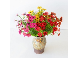 Flores Artificiais Roxas, 7 Cores, 7 Ramos. AQUAFORGE