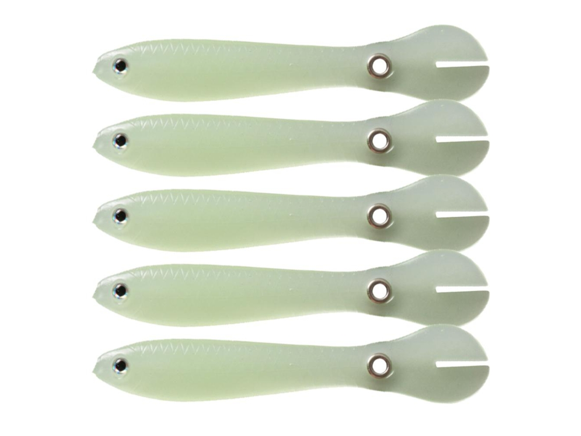 Isqueiro Mole Bait 10cm 6g para Bass Trout 5pcs