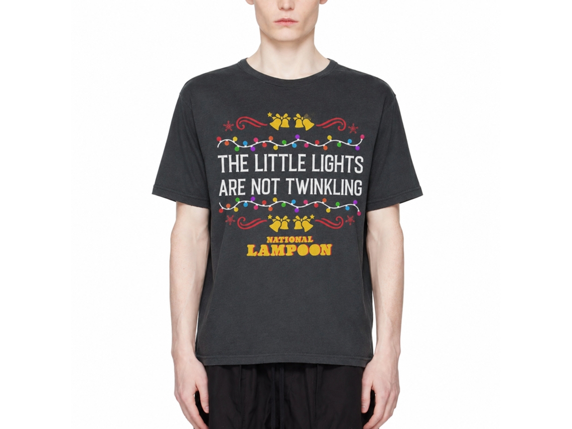 Rockinstone National Lampoon's Christmas Vacation Little Lights T-shirt Size:l