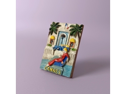 (cannes, França) Ímã De Geladeira Da Torre Eiffel