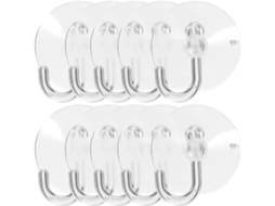 Ganchos De Ventosa Yardenfun 30mm, 50 Unidades, Em Plástico Resistente, Reutilizáveis, Para Pendurar Toalhas No Banheiro