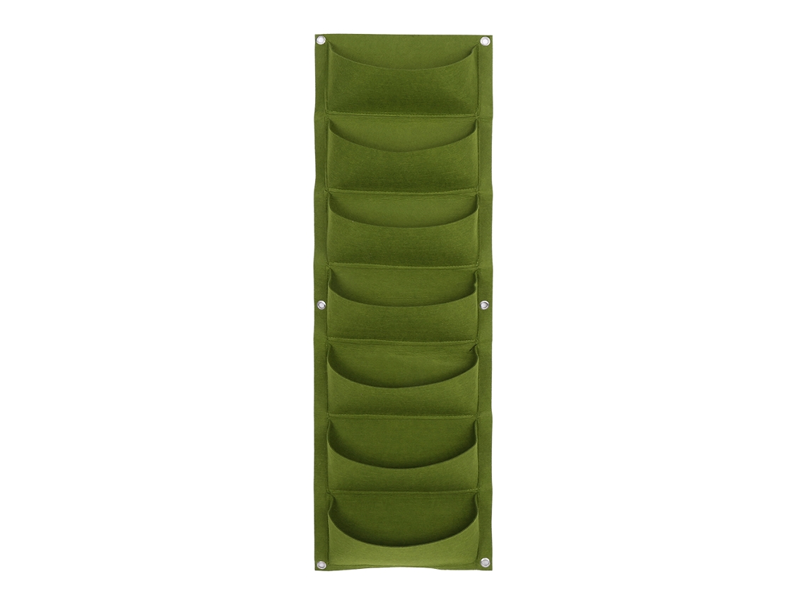 Sacola de Plantio Vertical Primerox com 7 Bolsos para Parede