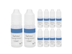 10pcs Solução De Limpeza De Microblading 12ml Líquido Salino Para Tatuagem Olho Nariz