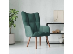 Cadeira De Descanso Veludo Verde Escuro DKD HOME DECOR