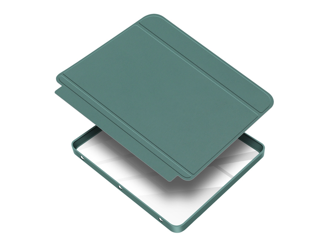 Capa Chrui Para Kobo Libra Color 2024 De 7 In, Em Acrílico Bipartido E Removível (verde Escuro, Compatível)