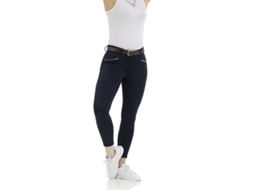 Calça de Montar com Assento de Silicone Claudine Azul 34Equitheme