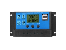 Controlador De Carga Solar Fotovoltaico Inteligente 12v 24v Pwm Acessório Para Painel Solar