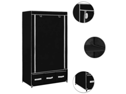 Roupeiro 87x49x159 Cm Tído Marrom MAISON EXCLUSIVE