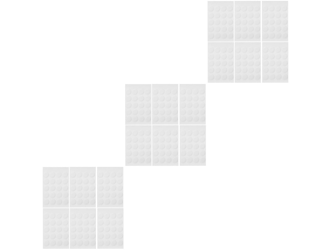 900 Unidades De Adesivos Dupla Face Transparentes