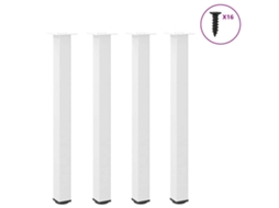 Bar Table Leg, Bar Table Legs Vidaxl Branco Aço (90-92 Cm (80 Mm))