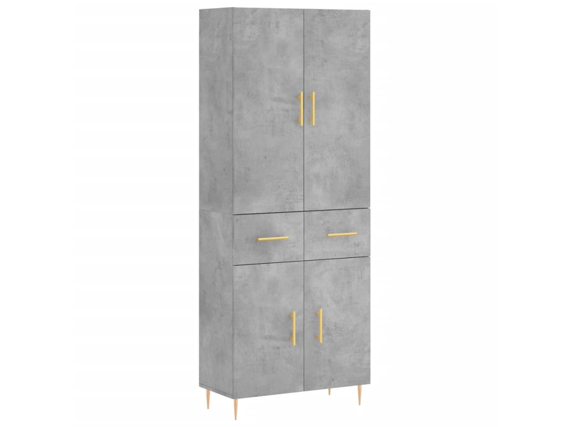 Highboard, Highboards Vidaxl Cinzeto Madeira Processada (n/a)