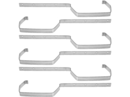 Nuobesty Conjunto De 6-suportes Metálicos Para Calhas Ferro, Sistema De Drenagem Águas Pluviais Para Residências E