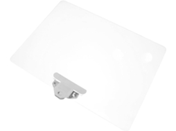 Prancheta Multifuncional Horizontal A4 Transparente Em Pvc Para Documentos E Anotações, Com Clipe Para Geladeira