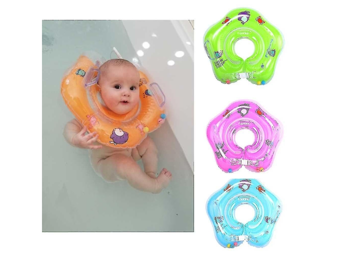 Anel De Banho Inflável Para Bebê, Anel De Banho Para Pescoço, Para Recém-nascido -aquaforge