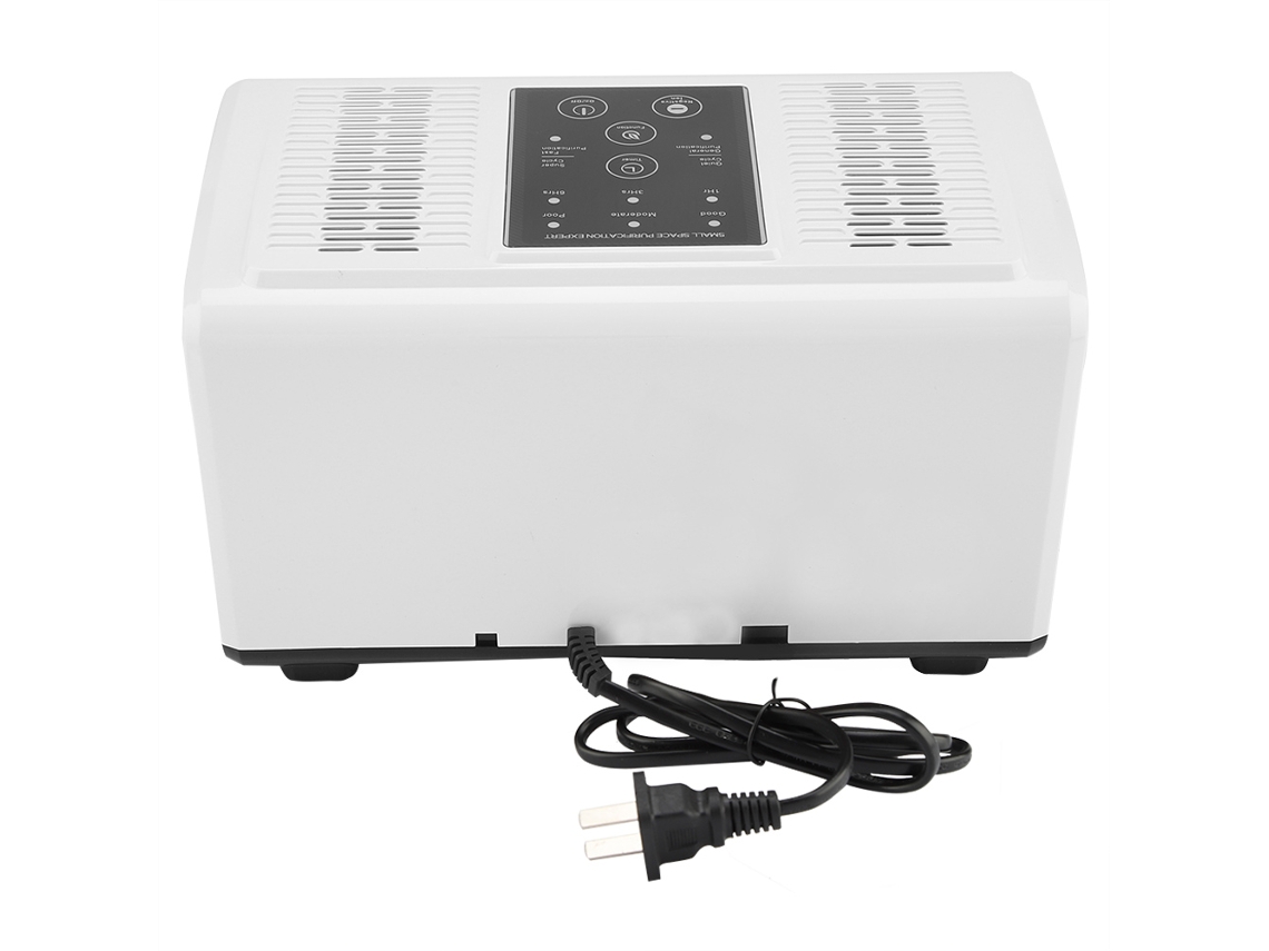 Laxiscreed Purificador De Ar De Mesa Para Casa, Remove Pm2.5 E Formaldeído Com Ventoinhas Duplas
