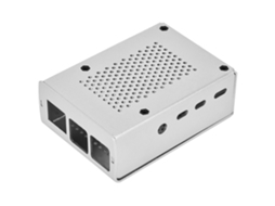 Laxiscreed Caixa De Alumínio Negra Para Raspberry Pi 4 B Com Dissipador E Proteção Em Liga