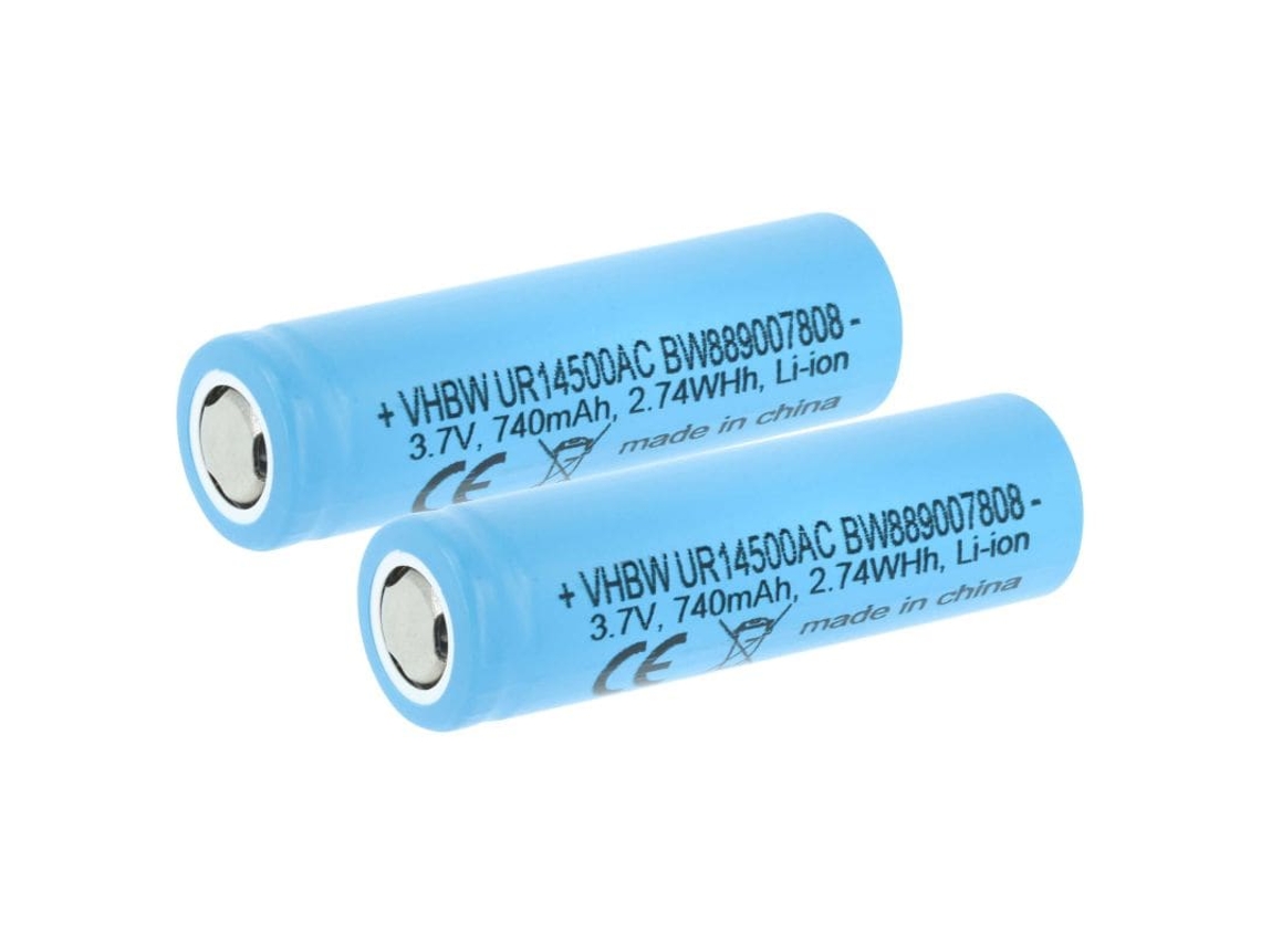 Kit 2 Pilhas Compatível C/ Braun Ur14500ac 889008287
