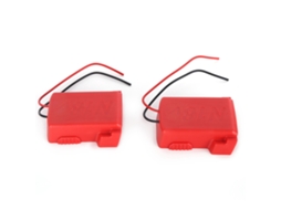 2 adaptadores de bateria para bases de alimentação Milwaukee M18 18V com conectores