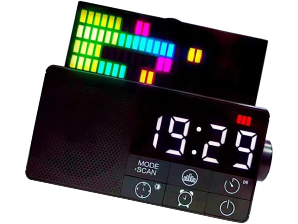 Alarme Digitale Com Elegante Haut-parleur Sans Fil
