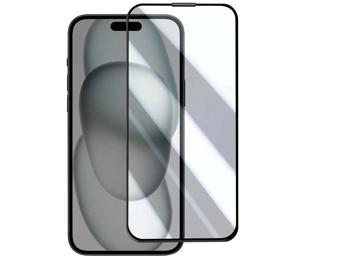 Crong Película De Vidro Temperado Para Iphone 16 Plus / 15 Plus - Easyshield Transparente