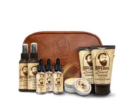Kit Completo para Barba e Bigode IMPERIAL BEARD
