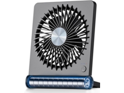 Ventilador Lalamoli, Ventilador Usb Ultrassilencioso, Vento Forte, Dobrável, 3 Velocidades Ajustáveis, Adequado Para Escritório E Quartopreto