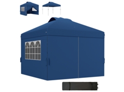 Tenda 3x3m, Bolsa, Altura Ajustável, Resistente Uv, À Prova D'água, Verde ORBITRA COMMERCE