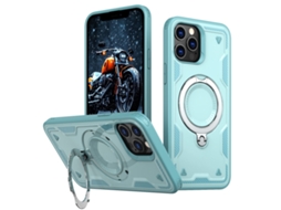 Capa Armor Híbrida Pc Tpu Para Iphone 12 Pro Max - Suporte De Anel Magsafe