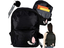 Youth Single Compartment School Backpack Black