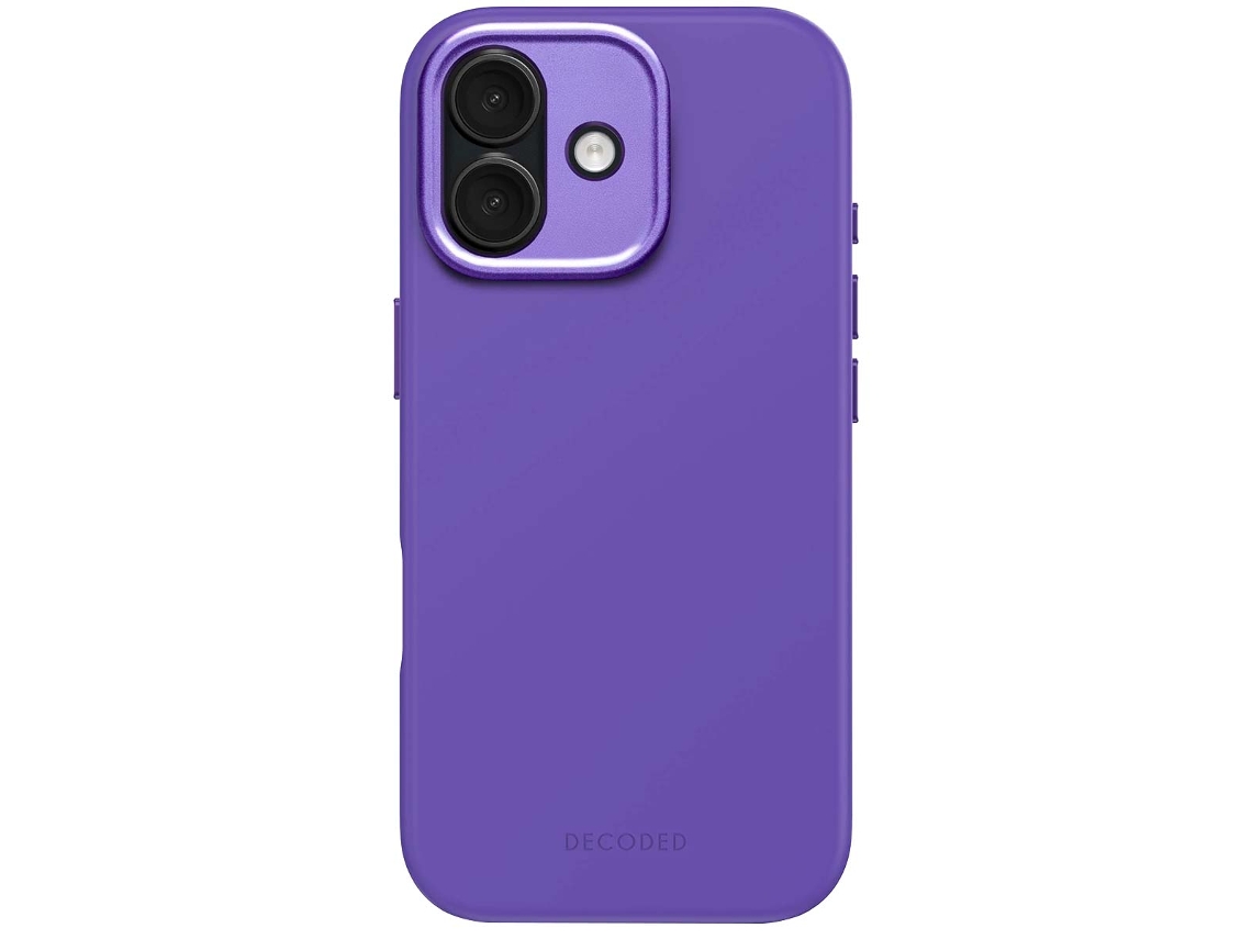 Decoded Capa De Silicone Para Iphone 17 Antimicrobiana Compatível Com Magsafe Violeta