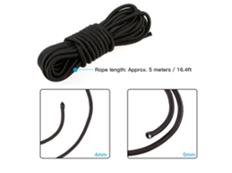 Mali corda Elástica Bungee para Kayak 5m 4mm/5mm Acessório de Barco Esportes Aquáticos