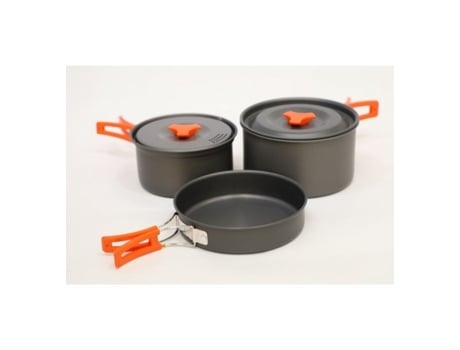 Kit de cozinha para 4 pessoas anodizado duro Vango