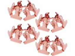 Clipes Metálicos para Cortiça, 31mm, Cor Ouro Rosa, 30 Peças, para Mesa de Artesanato e Projetos de Arte Decorativa