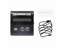 Impressora Térmica Móvel 57mm Sem Fio Usb Bt Para Recibos De Restaurante E Lojas