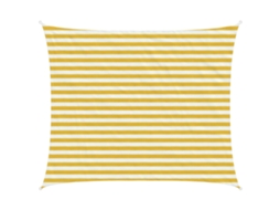 Conjunto 1 Vela De Sombra Vidaxl Amarelo Polietileno De Alta Densidade (2,5 X 4 M)