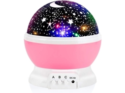 Projetor De Estrelas, Luz Noturna Para Crianças, Nebulosa E Lua, 9 Modos De Cor, Usb Ou Pilhas Aaa