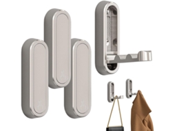 Ganchos De Parede Dobráveis, Conjunto De 4 Peças, Resistentes E Decorativos Para Casacos, Chapéus E Bolsas.